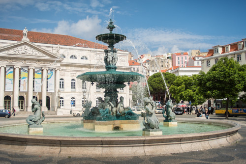 Lisboa, fountain, Europe