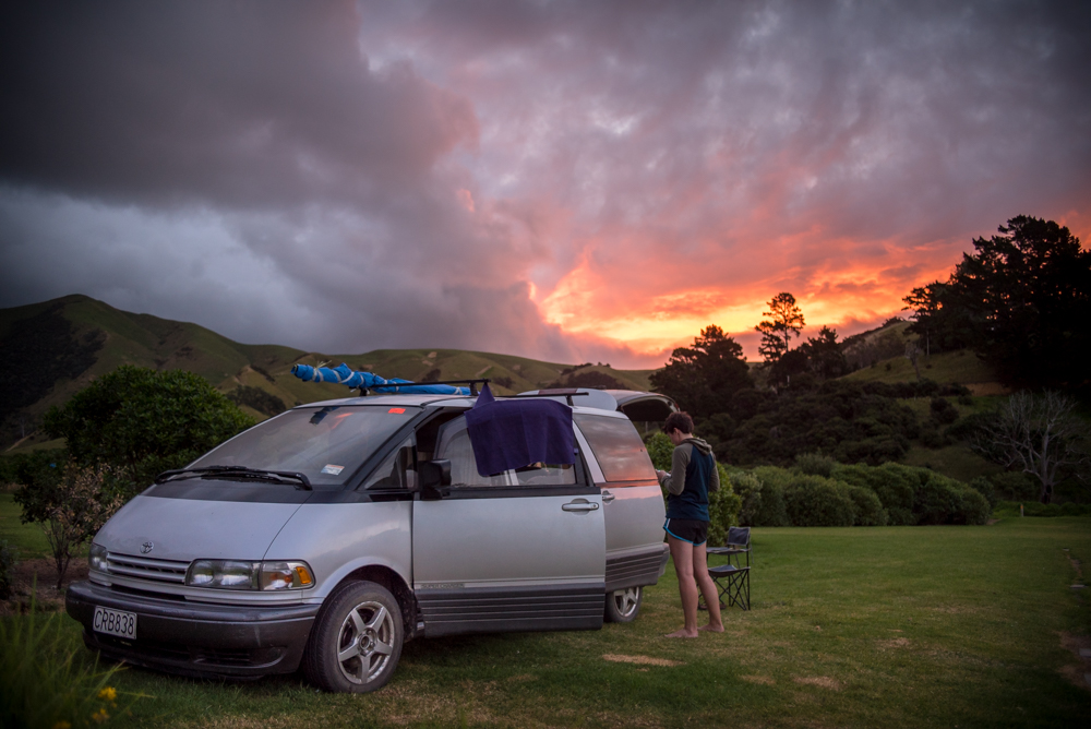 New Zealand, camping, campground Paradise
