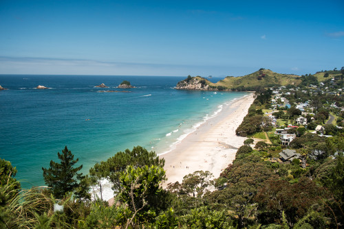 Hahei, New Zealand, Beach, Ocean, Paradise