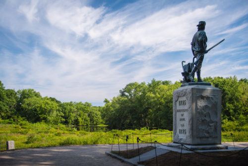 Massachusetts, Concord. Minute Man National Park